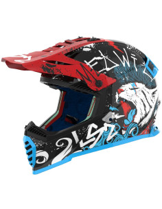 CASCO LS2 MX437 FAST II MINI STARMAW